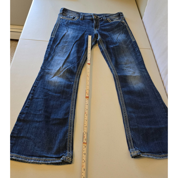 Silver Suki Surplus Jeans Women's 31 Blue Dark Wash - Picture 14 of 16